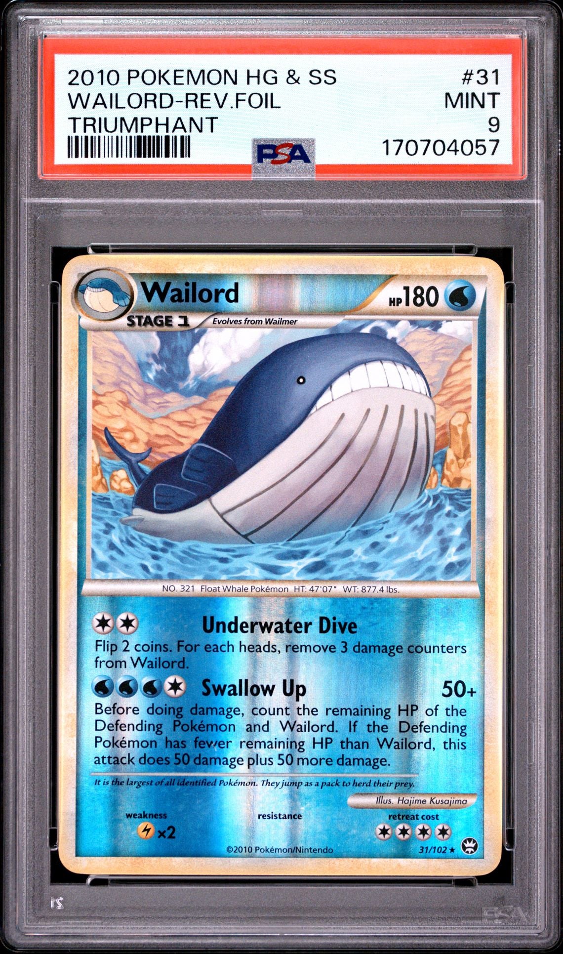 Triumph Wailord Reverse PSA 9