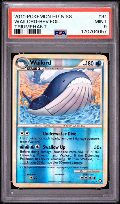 Triumph Wailord Reverse PSA 9