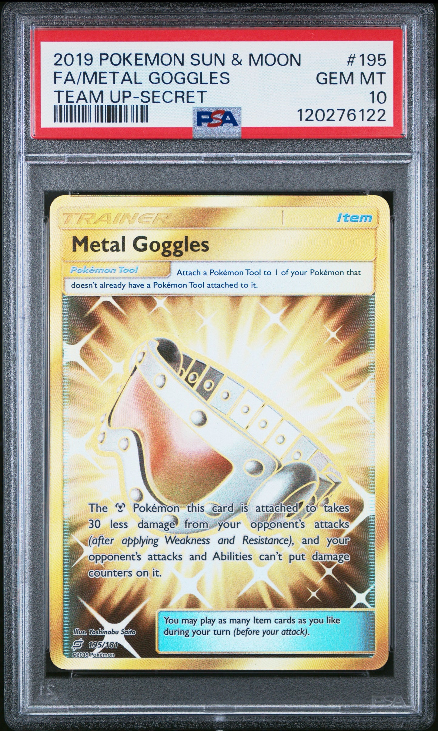 Gold Goggles 10