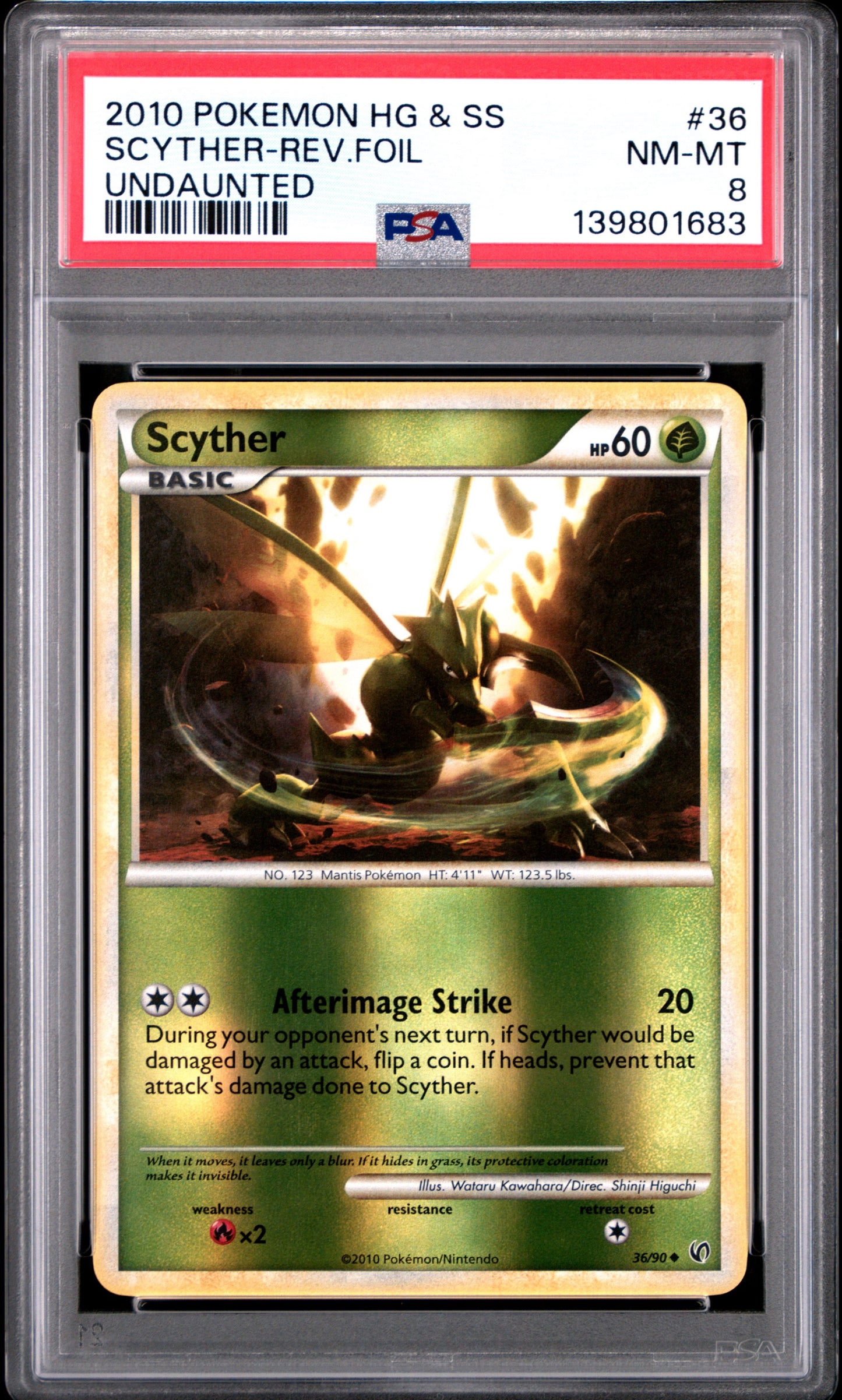HGSS Scyth  Rev. Foil 8 (139801683)