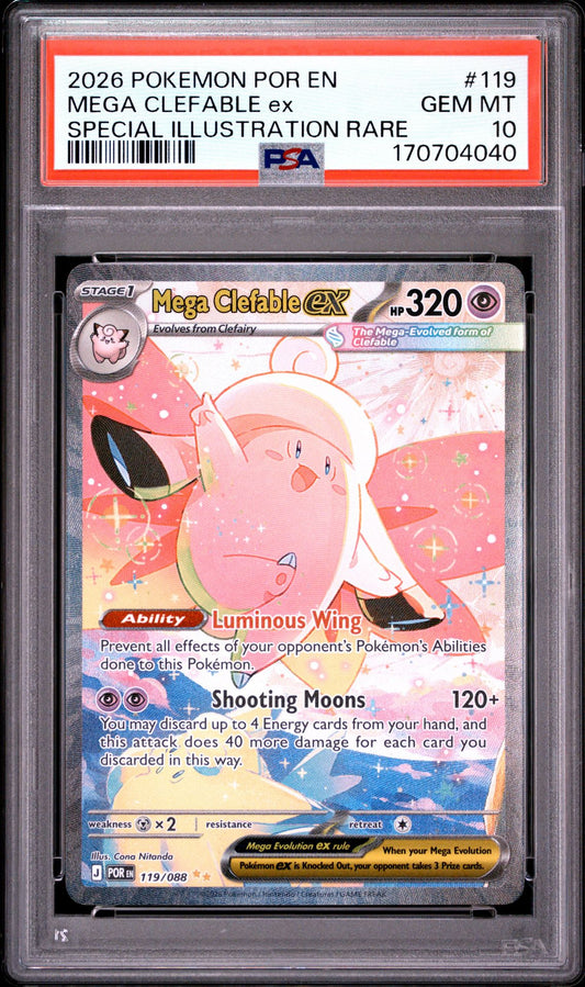 Mega Clefab EX SIR PSA 10