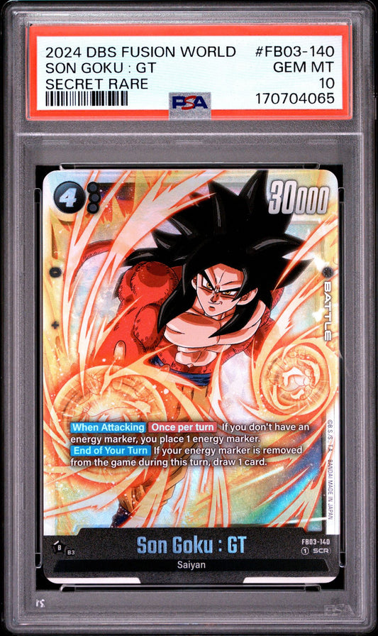 Dragon B Son Gok FB03-140 PSA 10