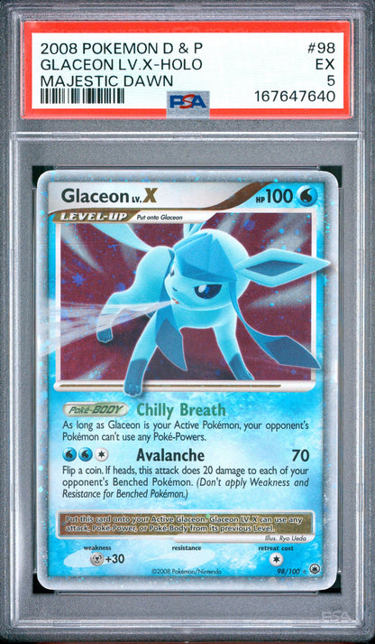 Majestic Glaceon PSA 5